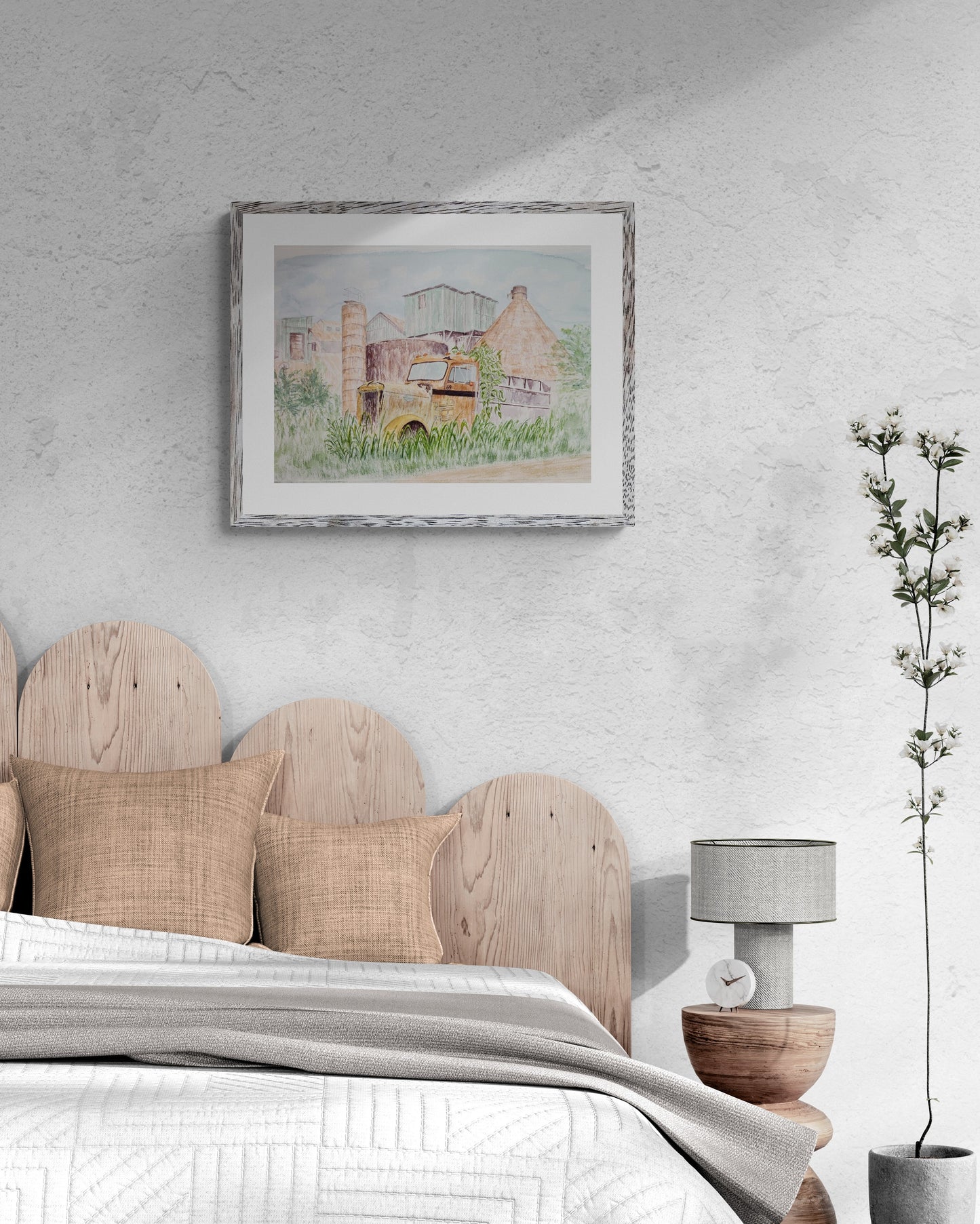 Abandoned watercolor painting
