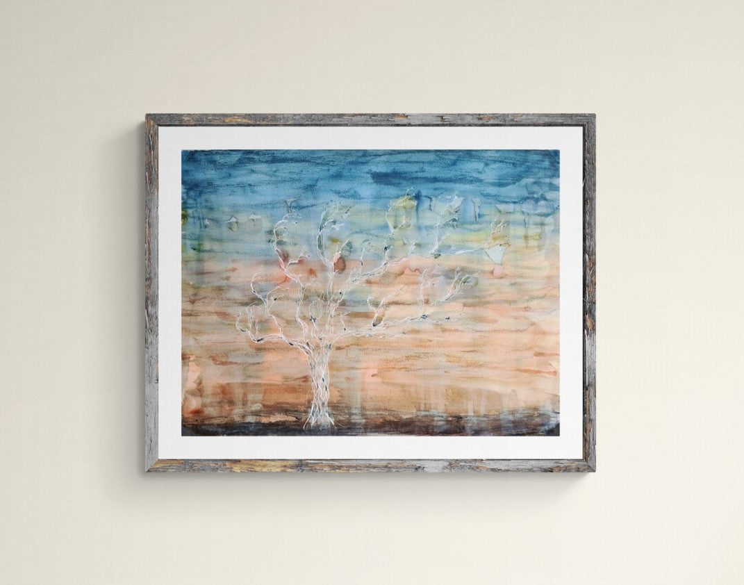 Canyon Gale watercolor painting
