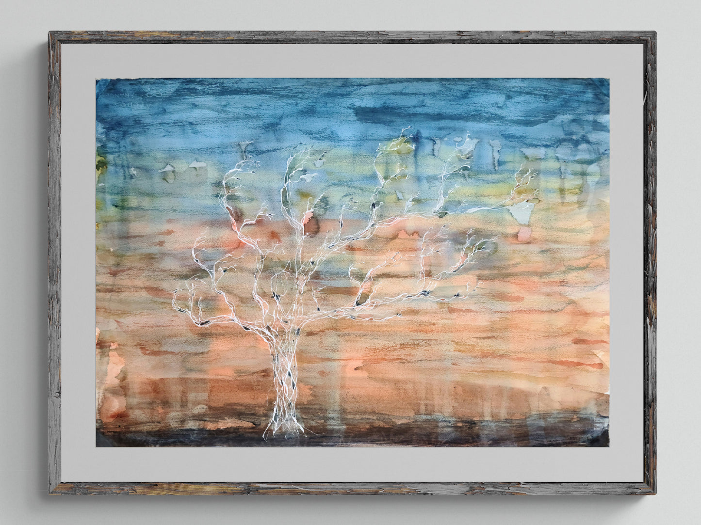 Canyon Gale watercolor painting