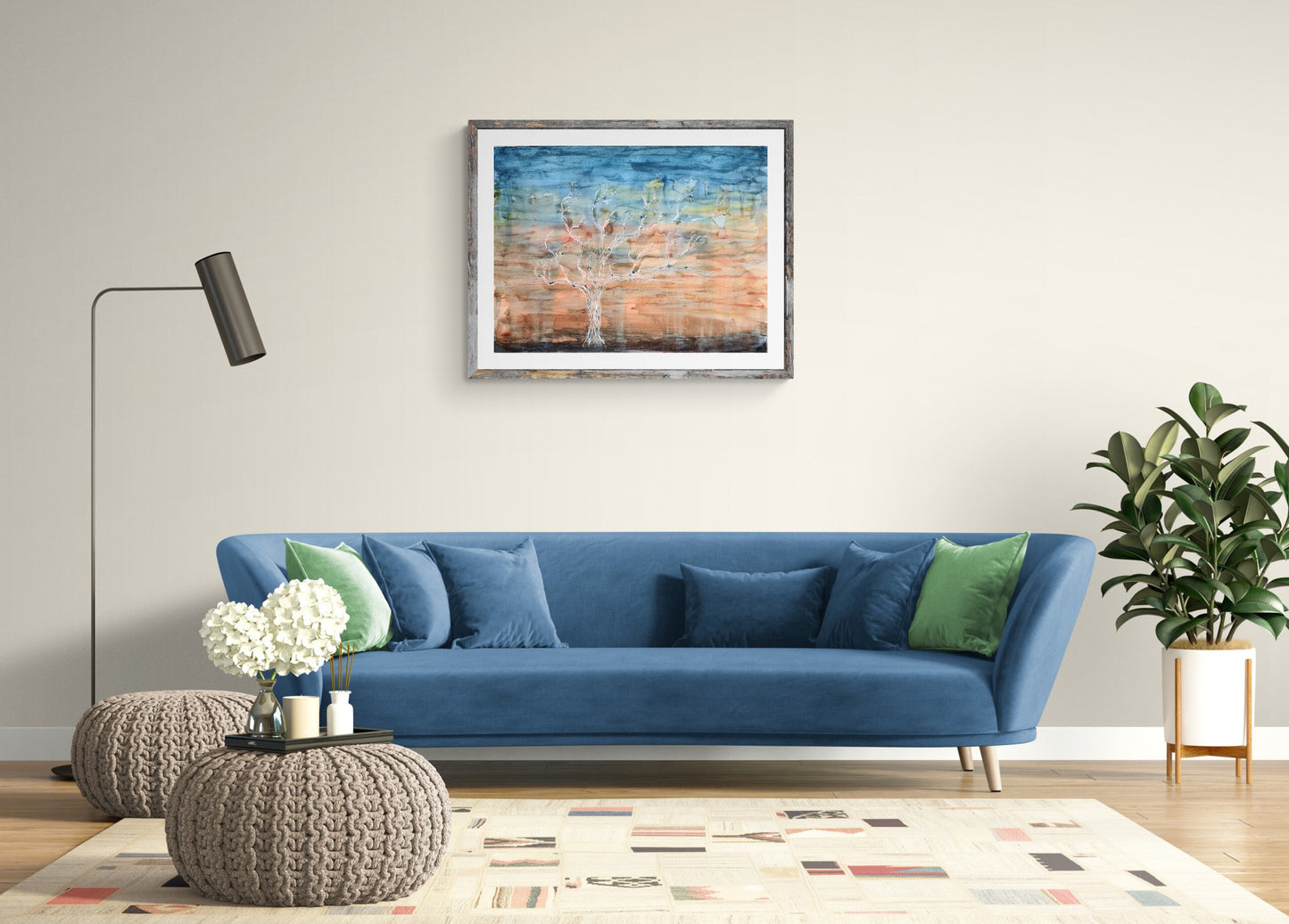 Canyon Gale watercolor painting
