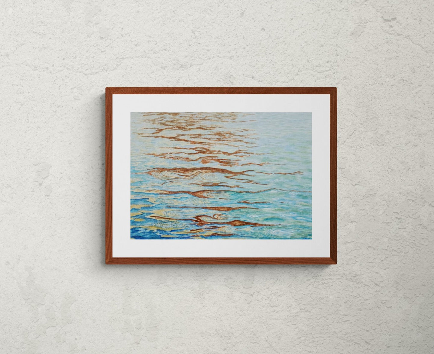 Flow watercolor painting