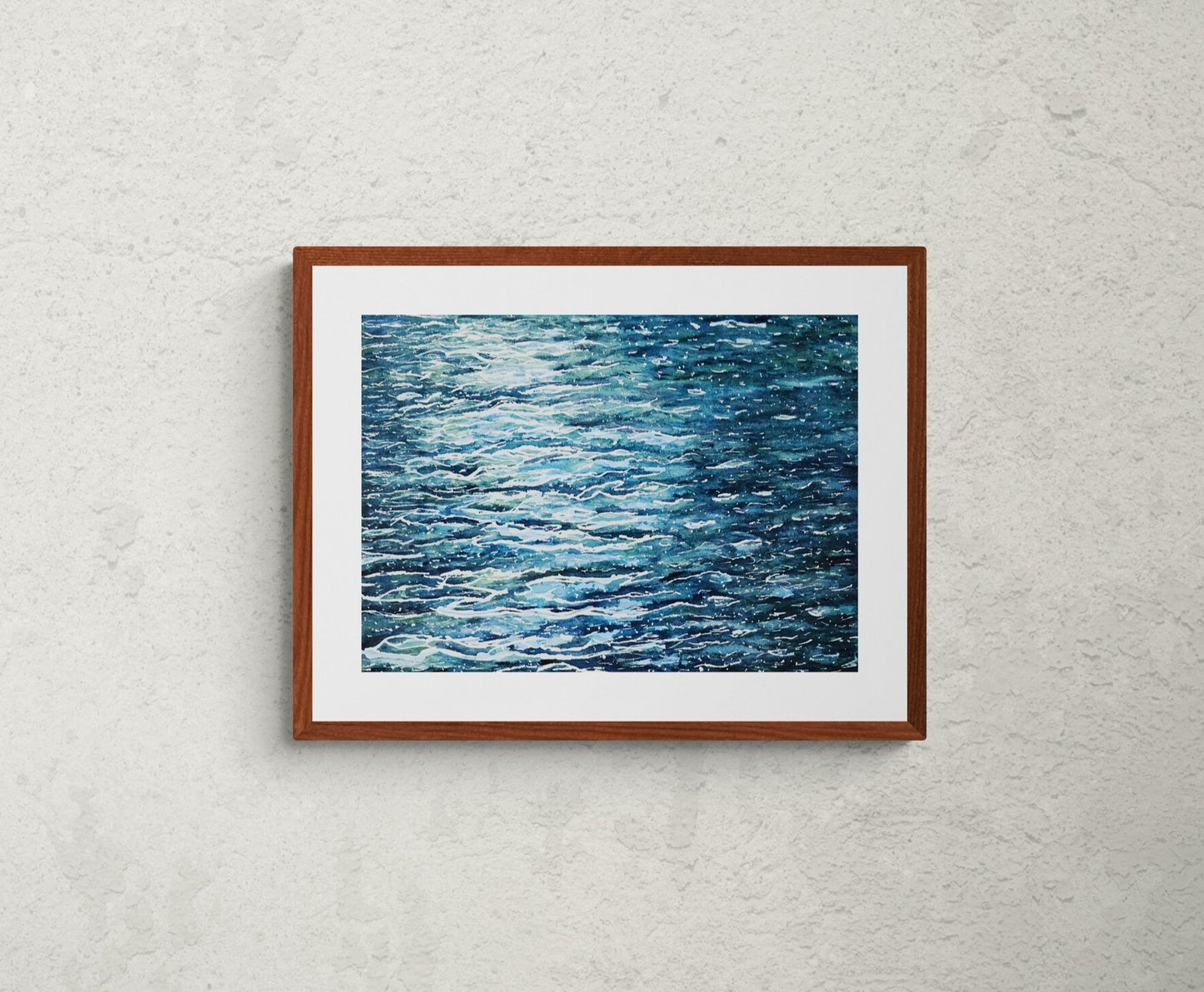 Moonlit Ripples watercolor painting
