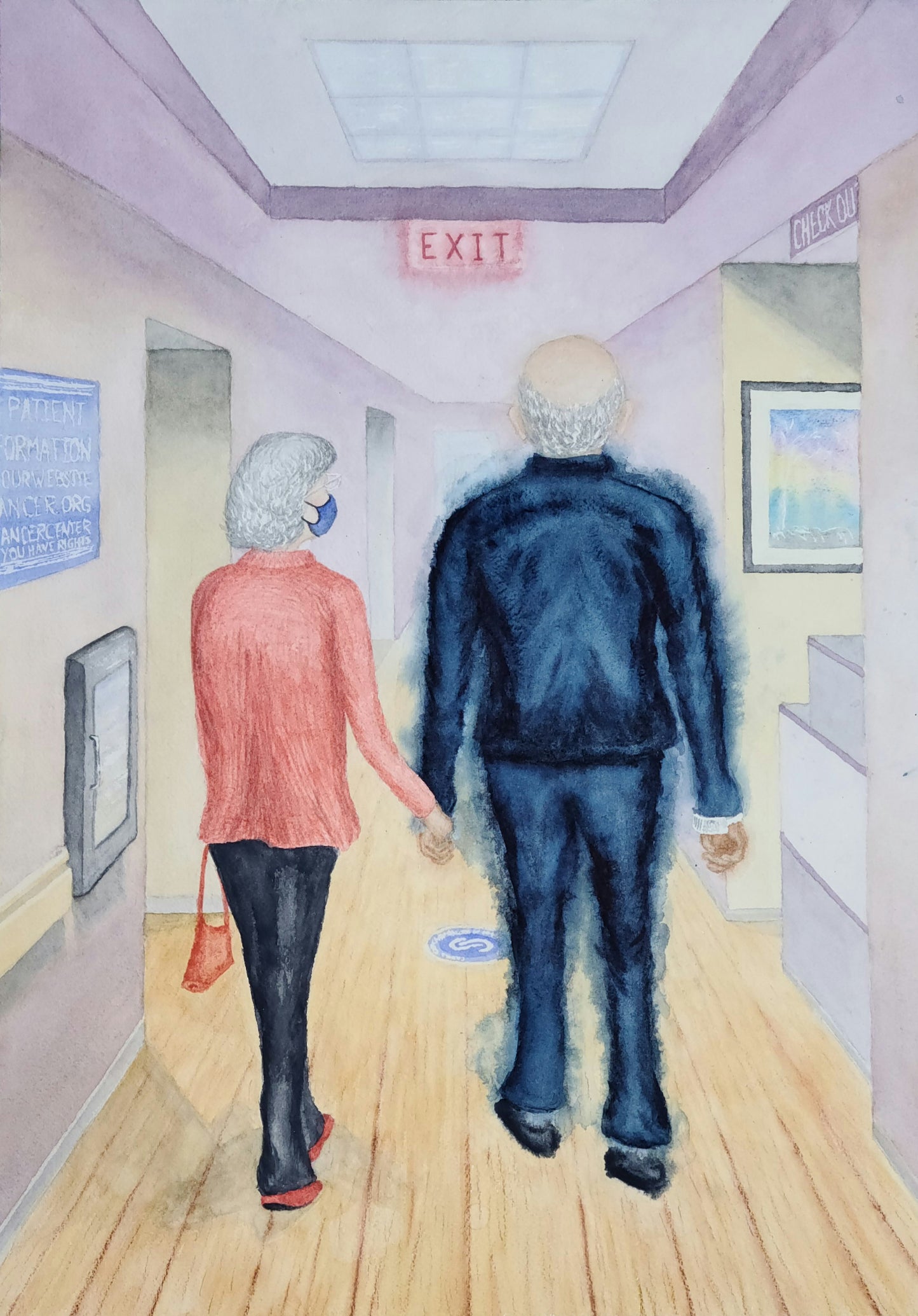 Exit This Way phone wallpaper - digital download