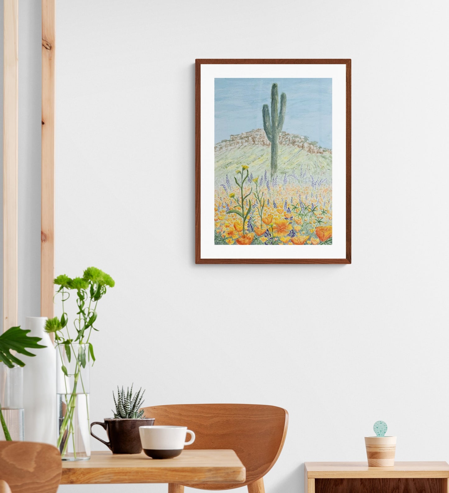 Picacho Superbloom watercolor painting