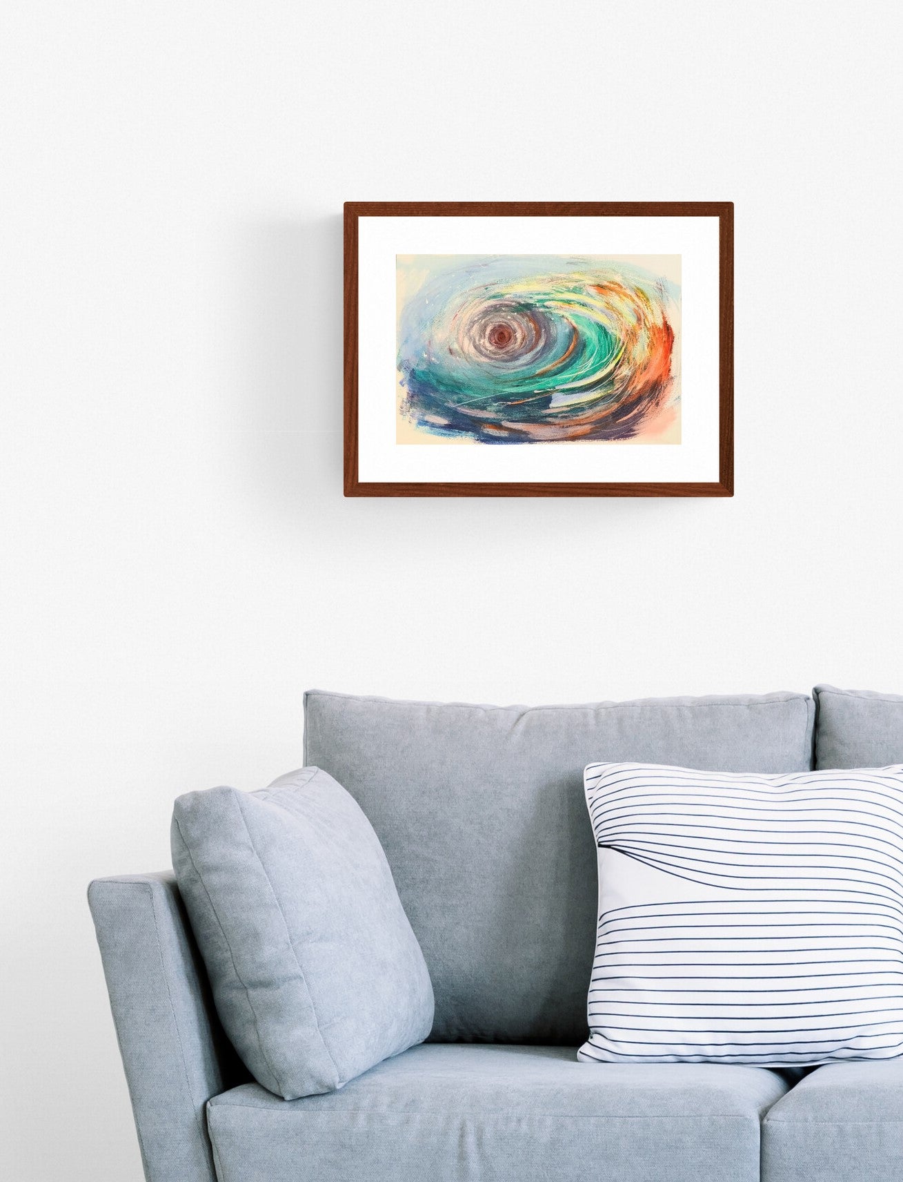 Vortex Stream of Conciousness watercolor painting